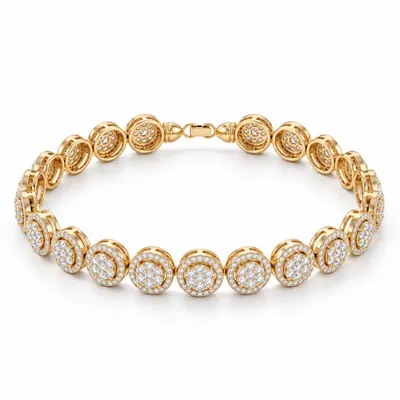 Dorset Cluster Halo Bracelet