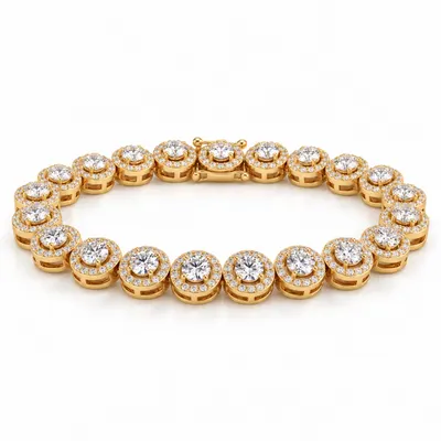 Gledhow Halo Tennis Bracelet
