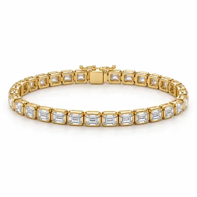 Sloane Emerald Cut Tennis Bracelet (80 Pointer)