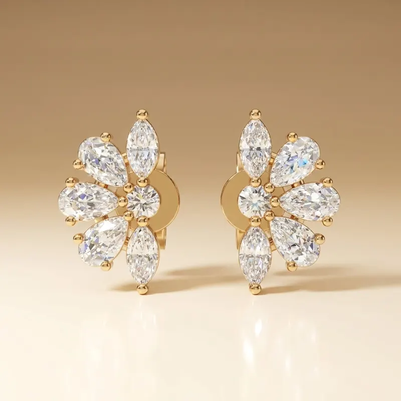 The Flora Fan Earrings