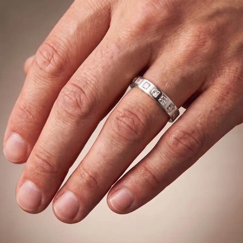 Rutland Nine Princess Wedding Band