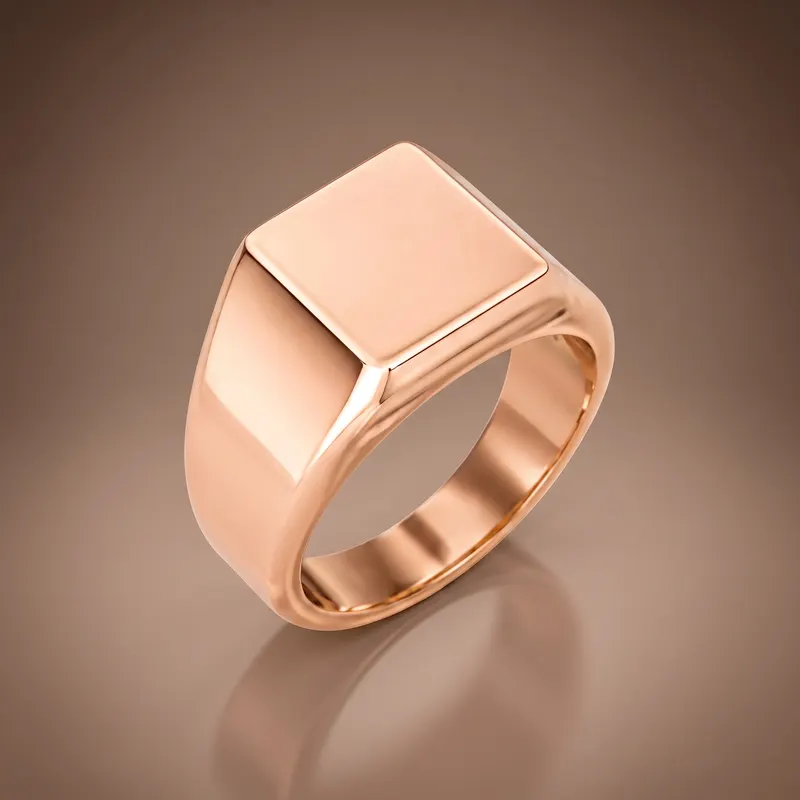 Square Signet Ring (Hollow)