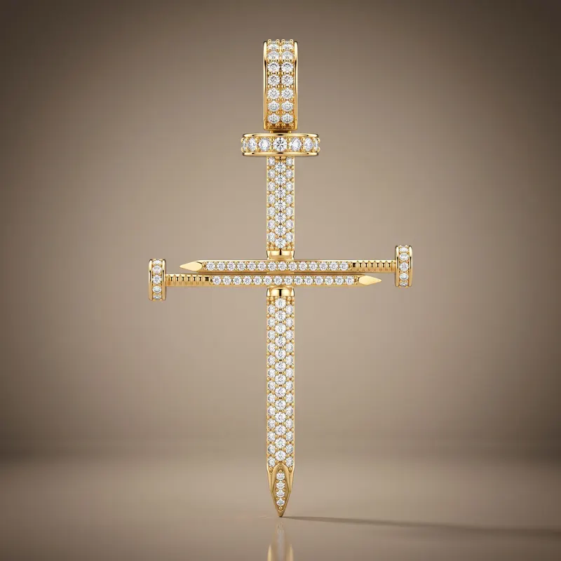 Aventine Nail Cross Pendant