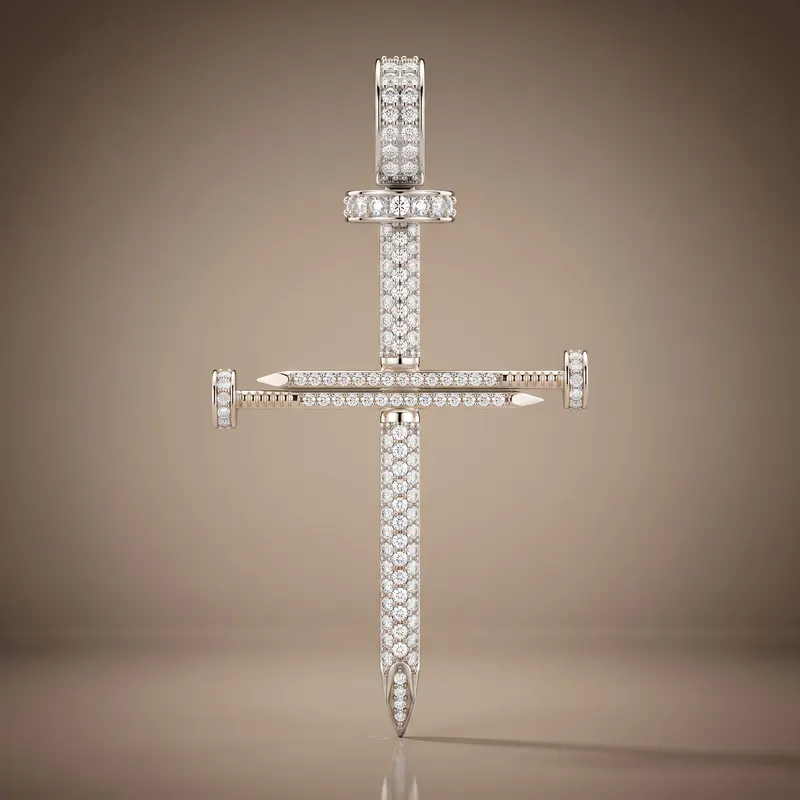 Aventine Nail Cross Pendant
