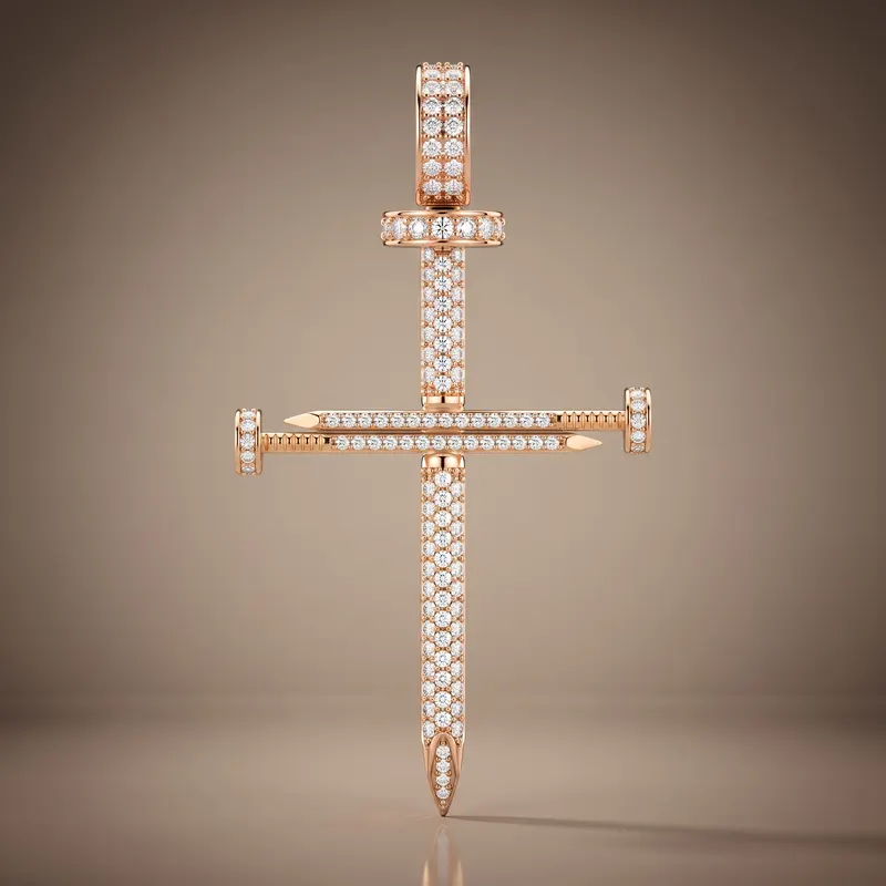 Aventine Nail Cross Pendant