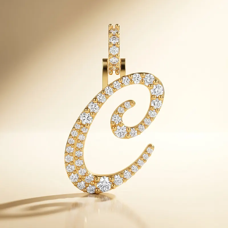 Letter C - Windsor Pendant