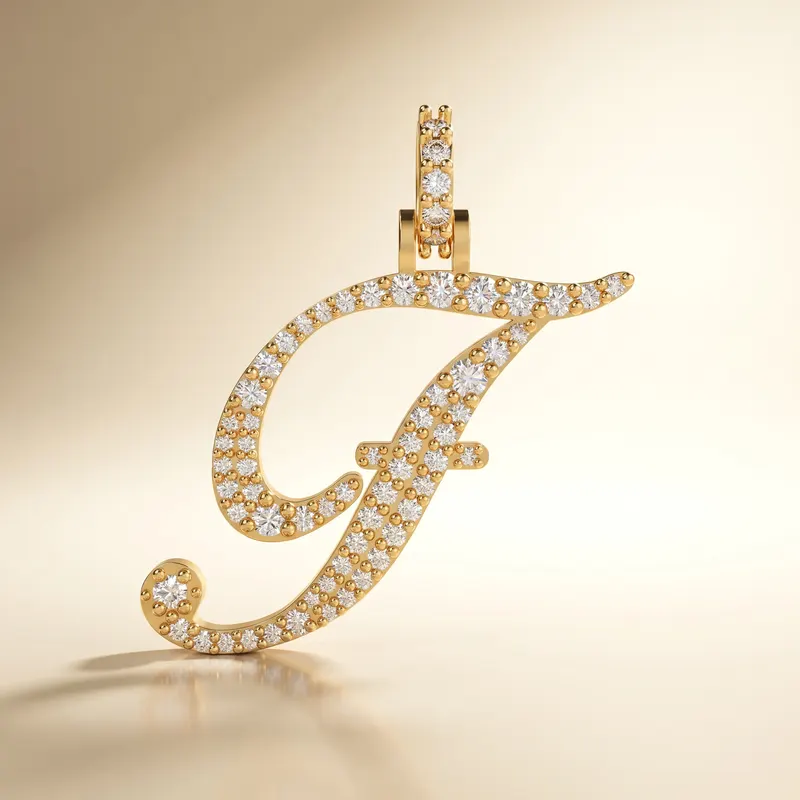 Letter F - Windsor Pendant