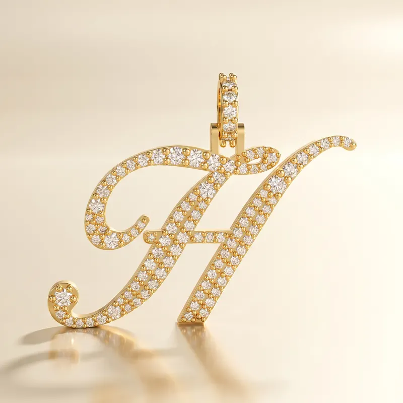 Letter H - Windsor Pendant