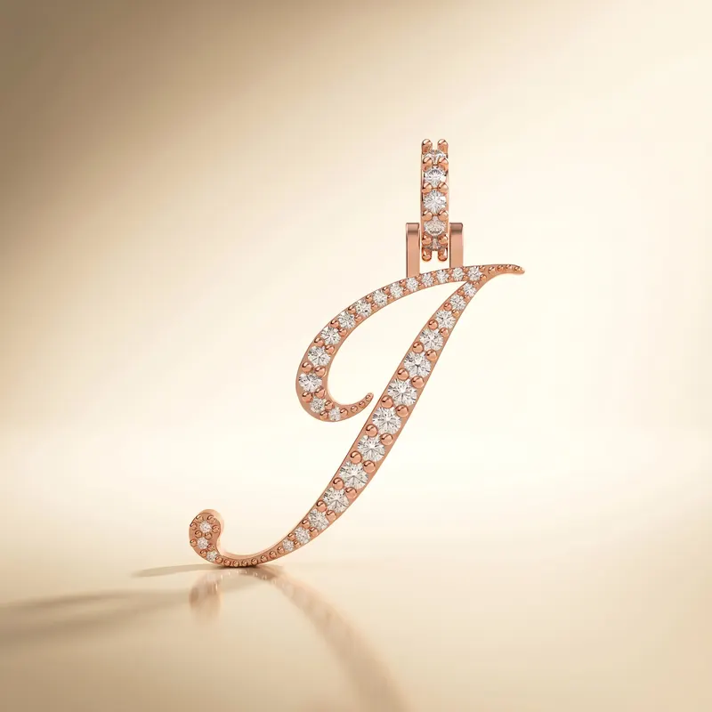 Letter J - Windsor Pendant