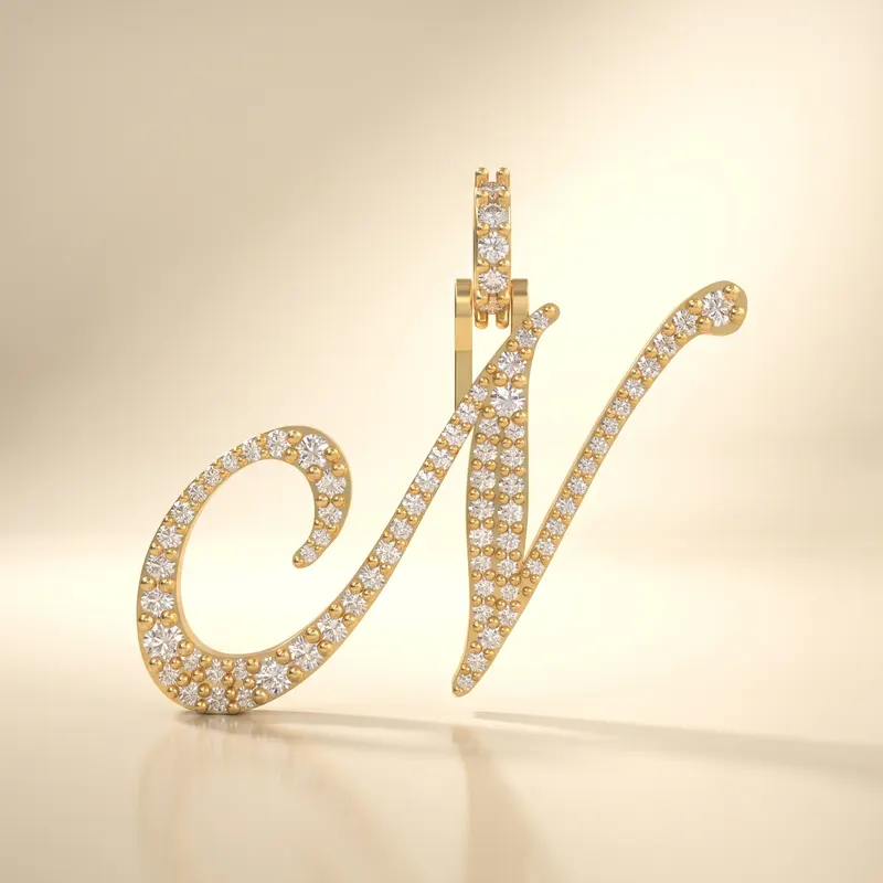 Letter N - Windsor Pendant