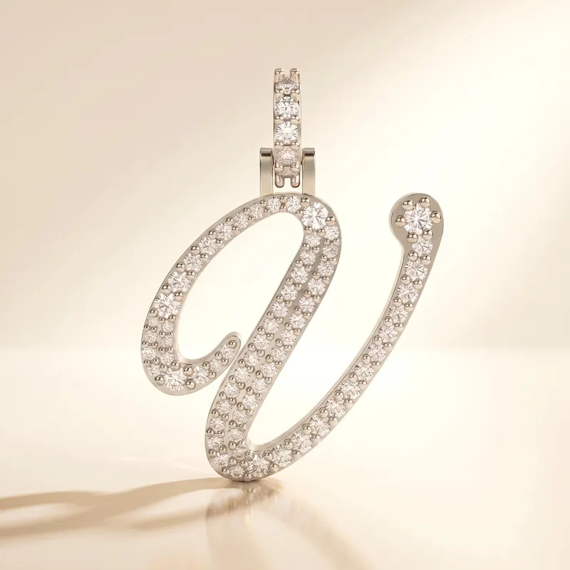 Letter V - Windsor Pendant