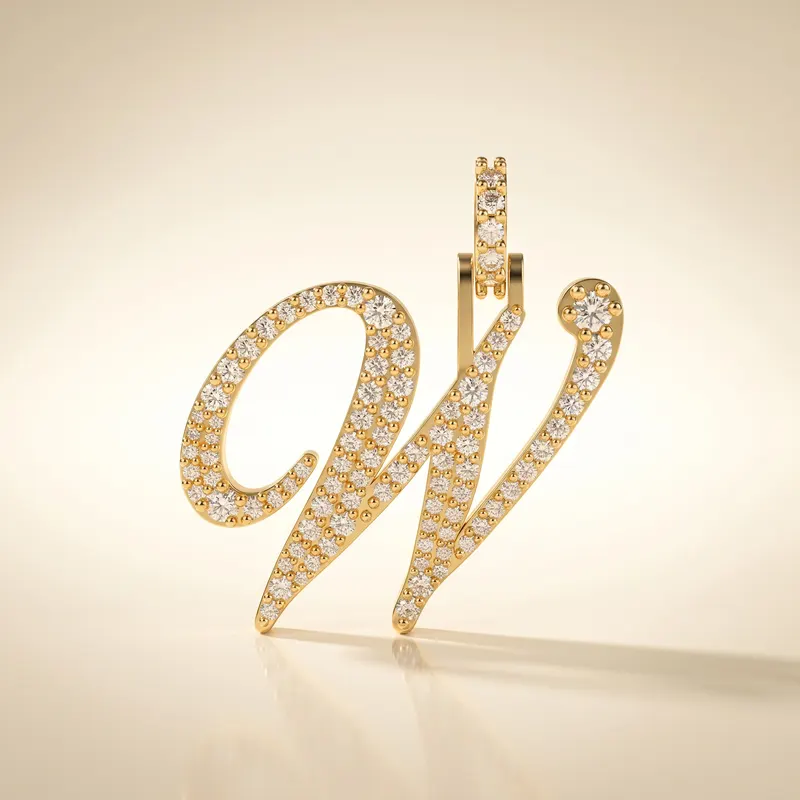 Letter W - Windsor Pendant