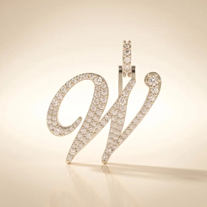 Letter W - Windsor Pendant