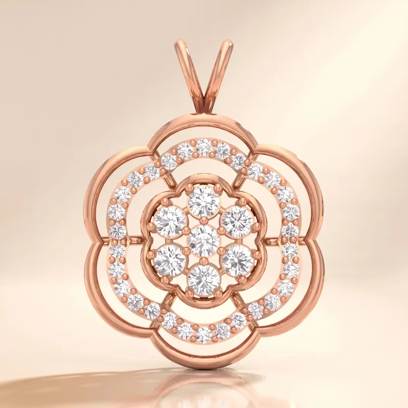 Bloomsbury Flower Pendant