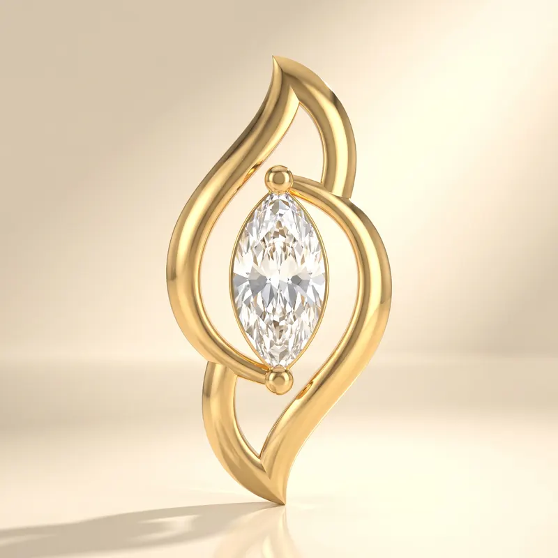 Highgate Marquise Swirl Pendant