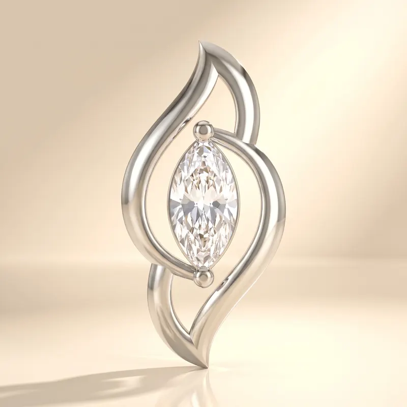 Highgate Marquise Swirl Pendant