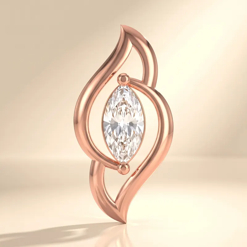 Highgate Marquise Swirl Pendant