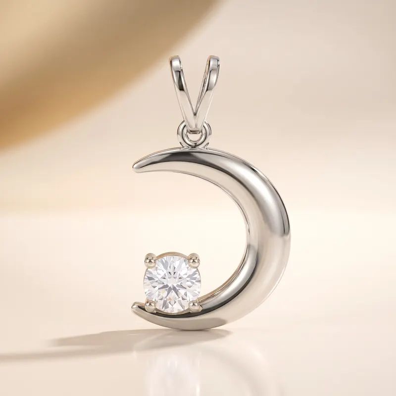 Paddington Crescent Moon Pendant