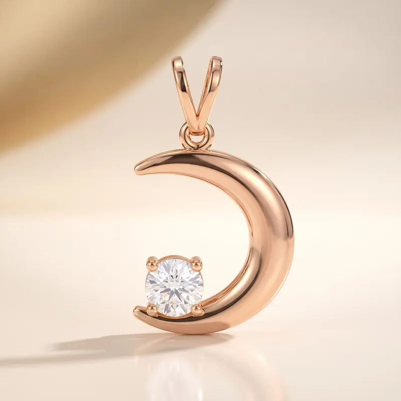 Paddington Crescent Moon Pendant