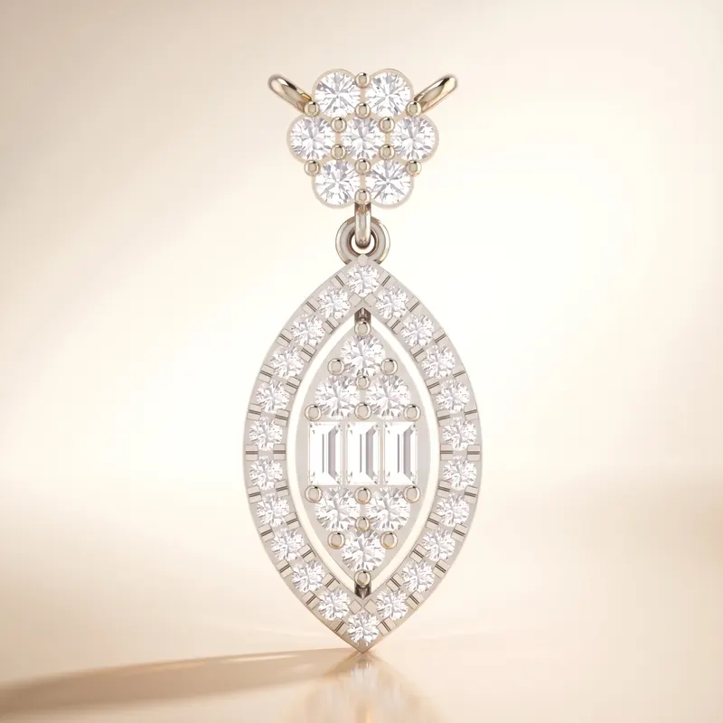 Blackheath Navette Drop Pendant