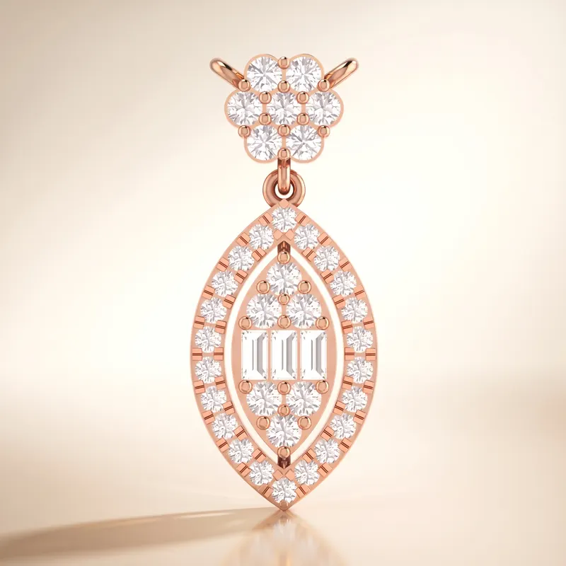 Blackheath Navette Drop Pendant