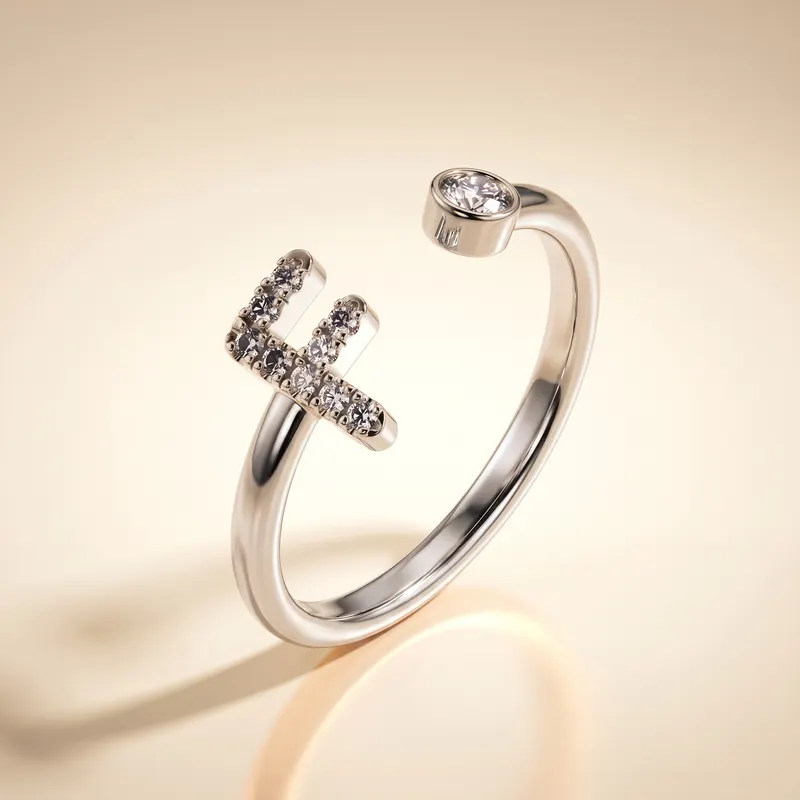 Mayfair Initial Ring - F