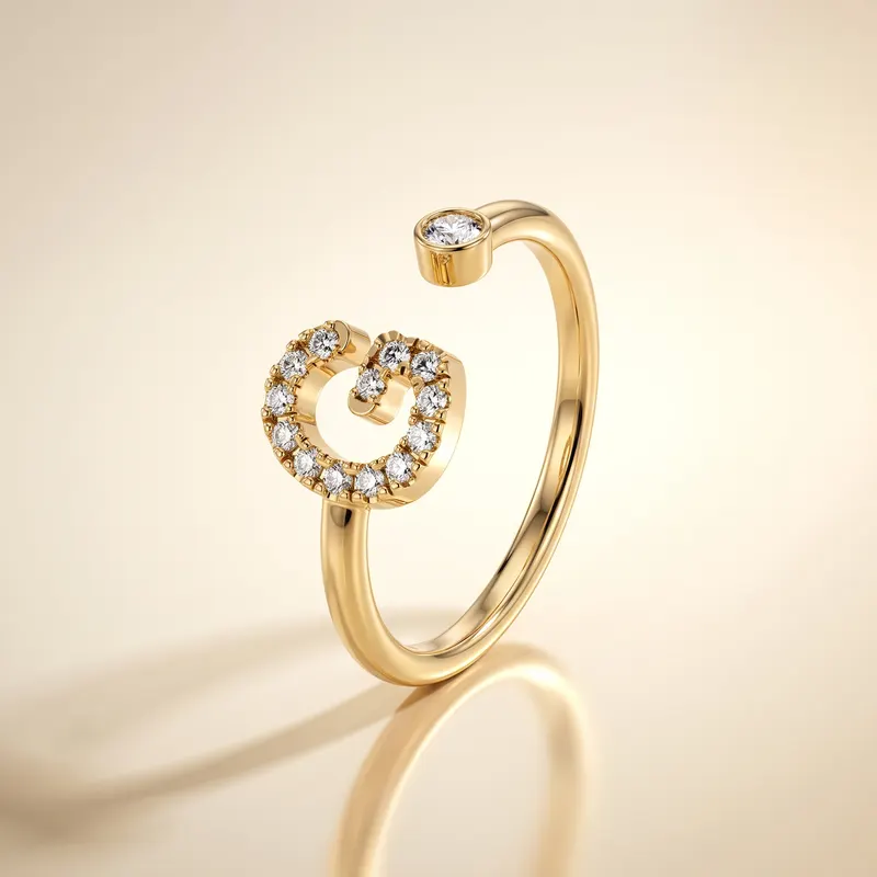 Mayfair Initial Ring - G