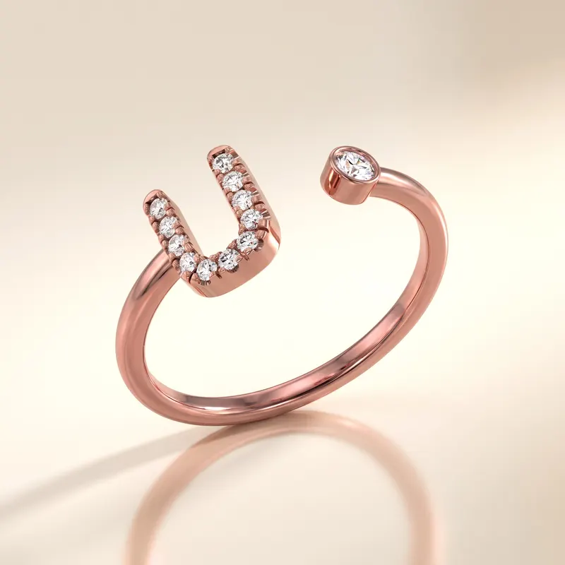 Mayfair Initial Ring - U
