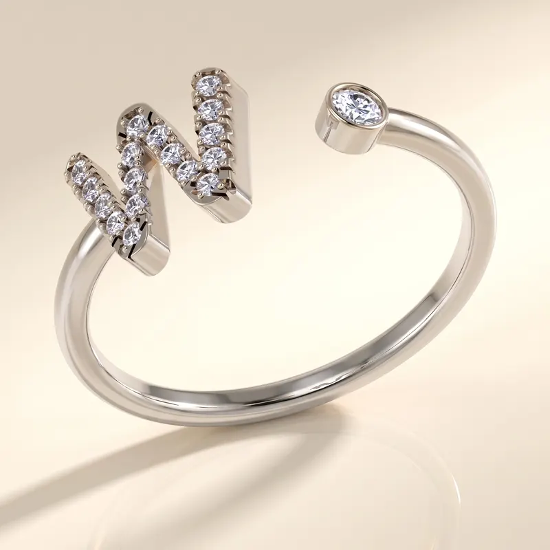 Mayfair Initial Ring - W