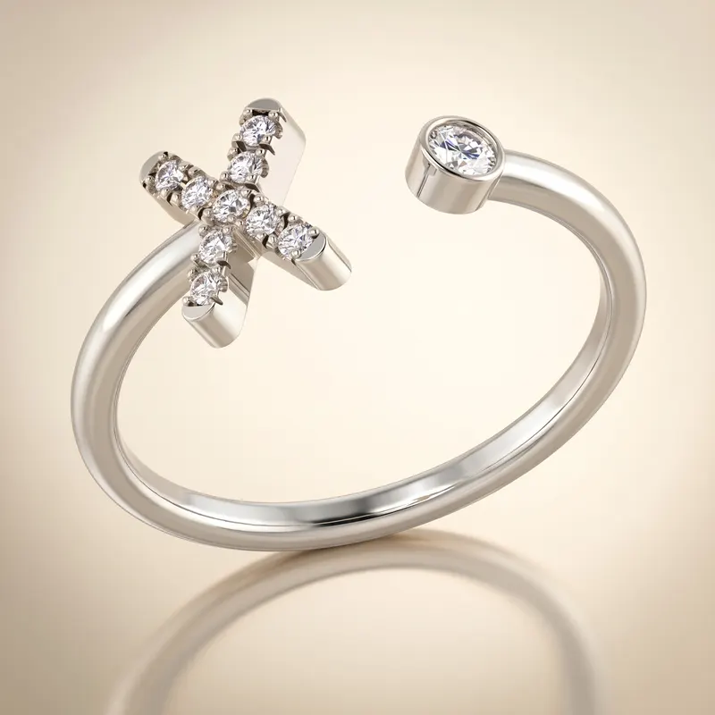 Mayfair Initial Ring - X