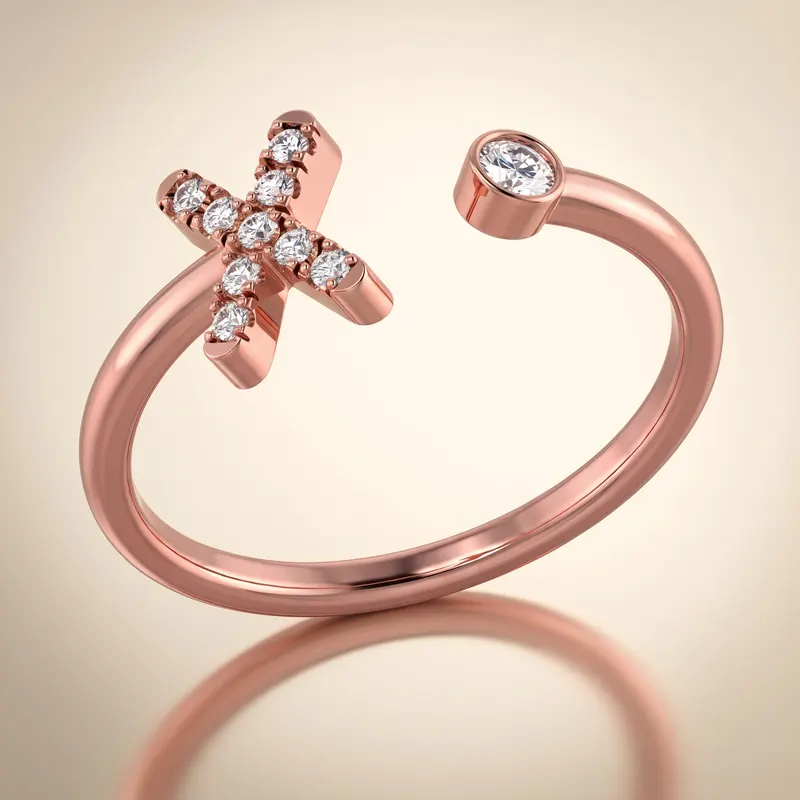 Mayfair Initial Ring - X