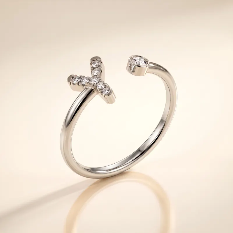 Mayfair Initial Ring - Y