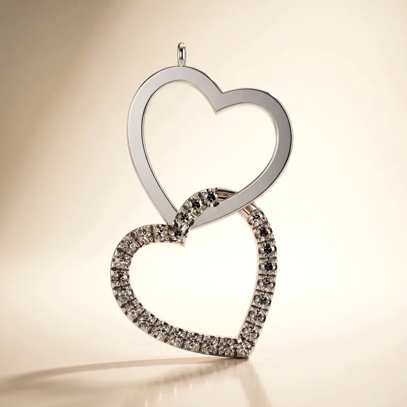 Wimpole Linked Hearts Pendant