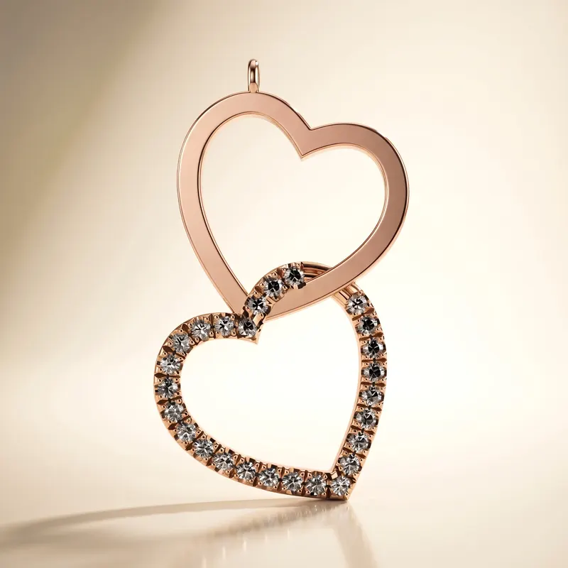 Wimpole Linked Hearts Pendant