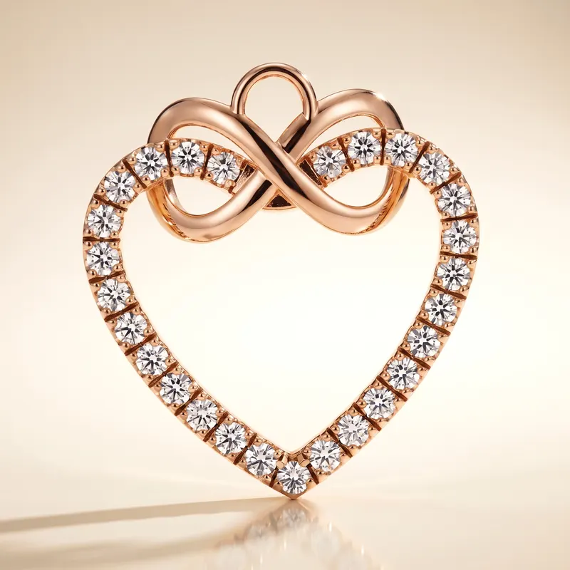 Welbeck Infinity Heart Pendant