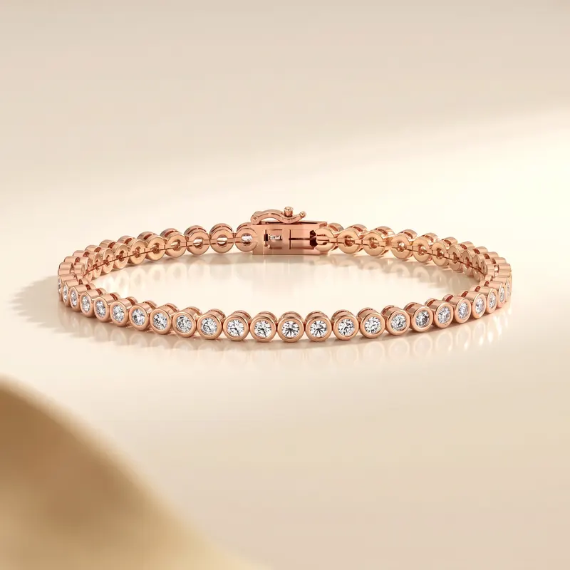 Elvaston Bezel Tennis Bracelet