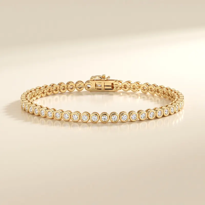 Torrington Round Bezel Tennis Bracelet
