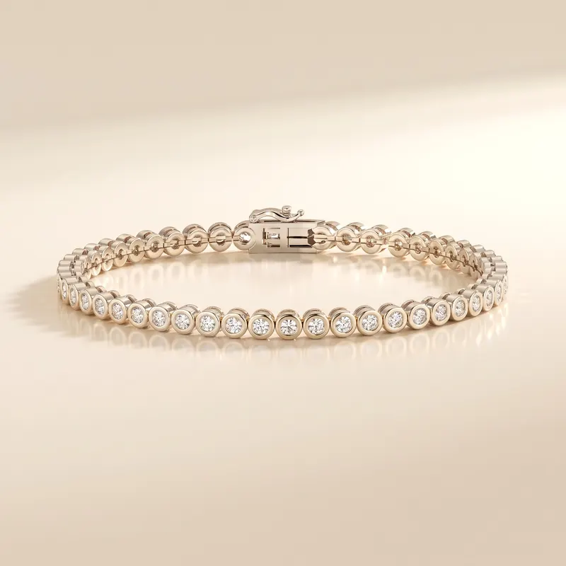 Torrington Round Bezel Tennis Bracelet