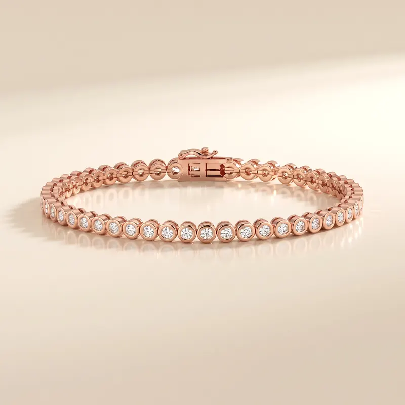 Torrington Round Bezel Tennis Bracelet