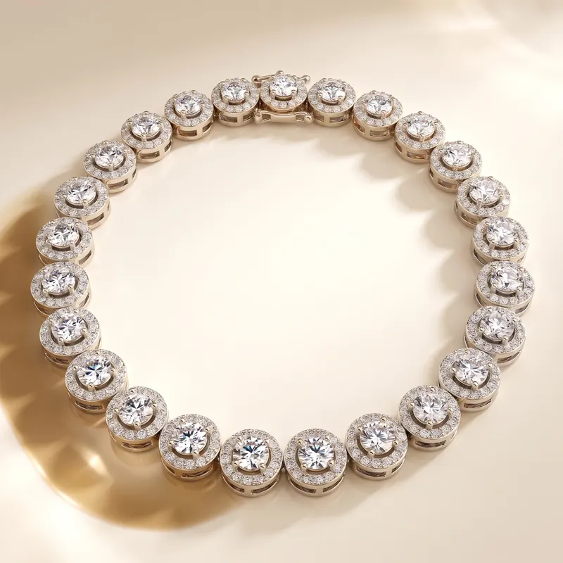 Gledhow Halo Tennis Bracelet