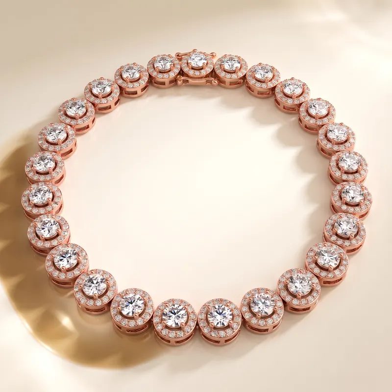 Gledhow Halo Tennis Bracelet