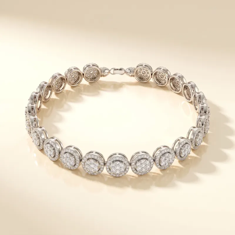 Dorset Cluster Halo Bracelet