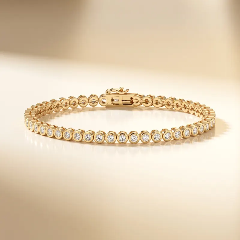 Cremorne Bold Bezel Tennis Bracelet