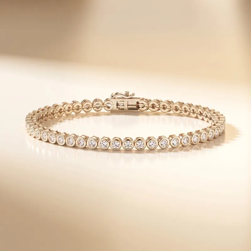Cremorne Bold Bezel Tennis Bracelet