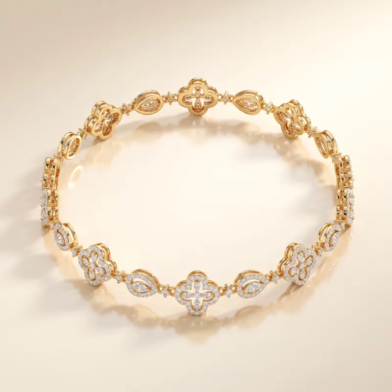 Woburn Clover Station Bracelet