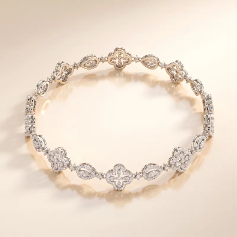 Woburn Clover Station Bracelet
