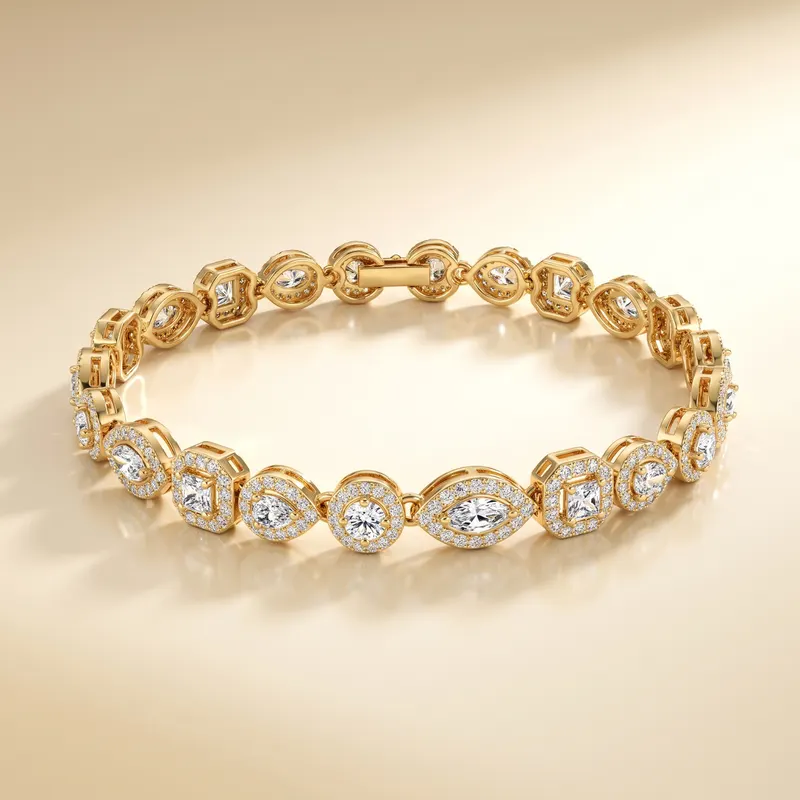 Hurlingham Four Shapes Bracelet