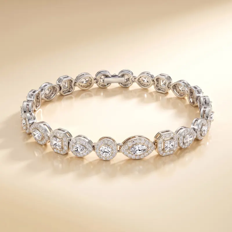 Hurlingham Four Shapes Bracelet