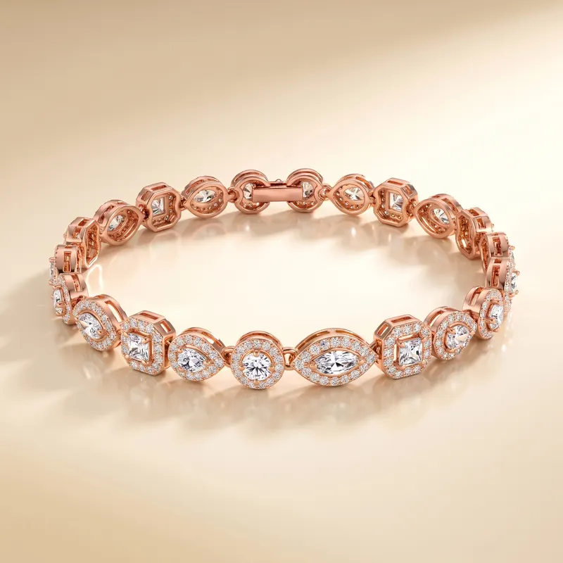 Hurlingham Four Shapes Bracelet