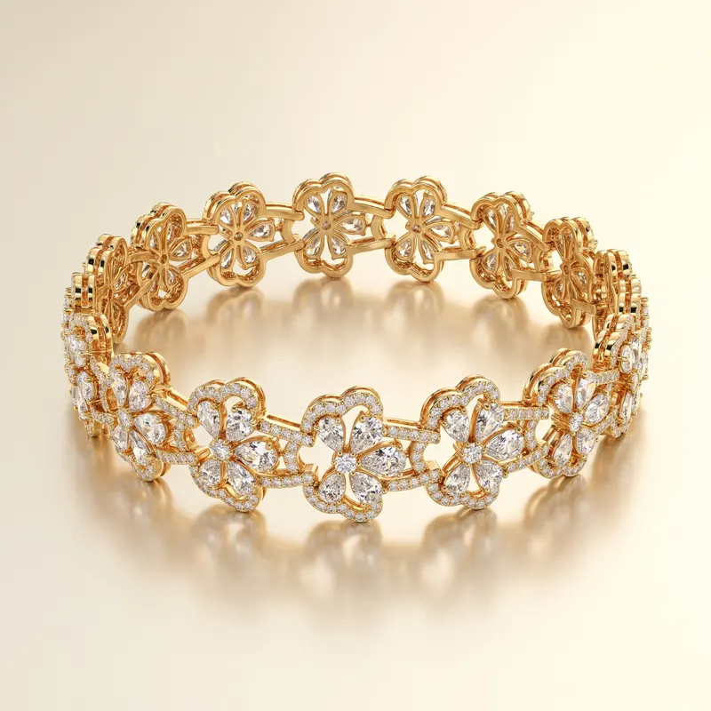 Rosebery Pear Flower Bracelet